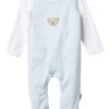 Steiff 2tlg. Outfit In Hellblau/ Weiß 1 Steiff 2tlg. Outfit In Hellblau/ Weiß -Günstiges Steiff Geschäft steiff 2tlg outfit in hellblau weiss