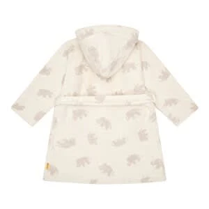 Steiff Frottee-Bademantel Mit Kapuze Elefanten In Weiß 3 Steiff Frottee-Bademantel Mit Kapuze Elefanten In Weiß – Bild 2