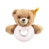 Steiff Greifling Schlaf-gut Bär Mit Rassel In Rosa -Günstiges Steiff Geschäft steiff greifling schlaf gut bar mit rassel in rosa