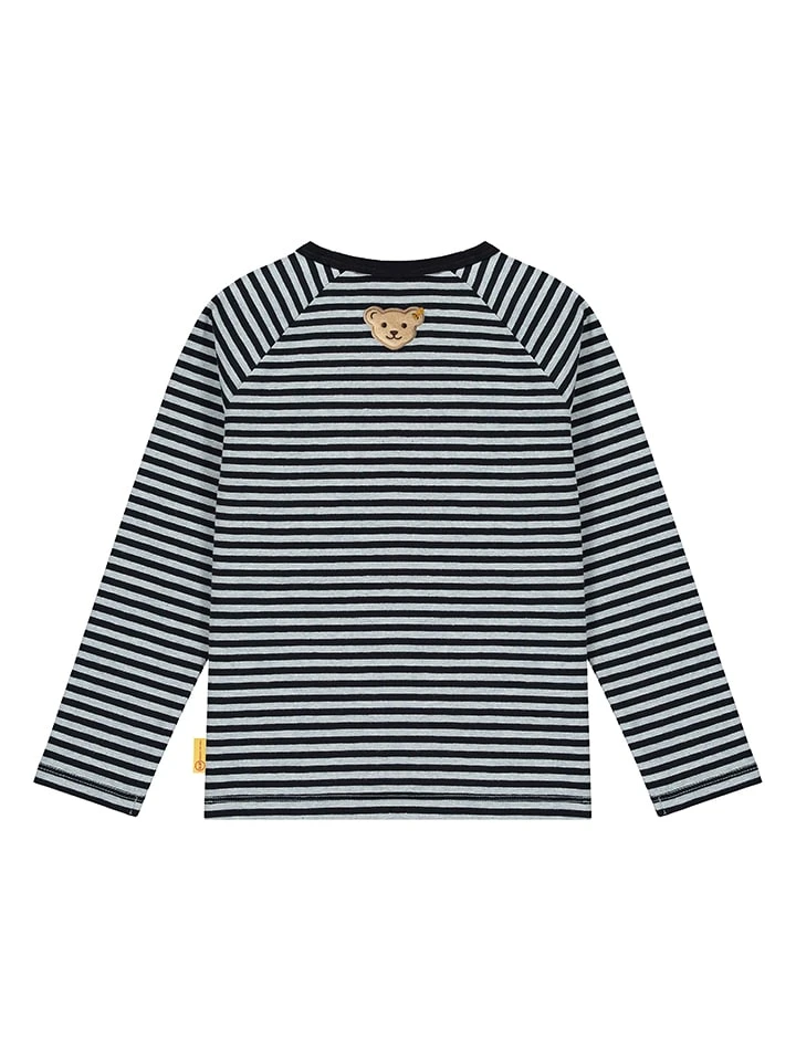 Steiff Longsleeve In Grau/ Schwarz 4 Steiff Longsleeve In Grau/ Schwarz – Bild 2