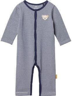 Steiff Overall In Dunkelblau/ Weiß