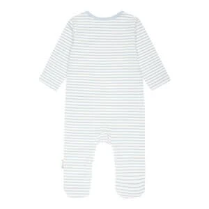 Steiff Overall Mit Fuß Ringel Bär In Hellblau 4 Steiff Overall Mit Fuß Ringel Bär In Hellblau - Image 2