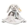 Steiff Schmusetuch Hase Hoppie Soft Cuddly Friends In Grau -Günstiges Steiff Geschäft steiff schmusetuch hase hoppie soft cuddly friends in grau