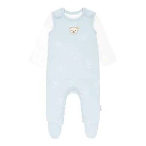 Steiff Strampler-Set Elefanten In Hellblau 3 Steiff Strampler-Set Elefanten In Hellblau