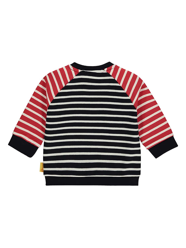 Steiff Sweatshirt In Dunkelblau/ Rot 4 Steiff Sweatshirt In Dunkelblau/ Rot – Bild 2