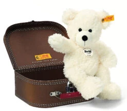 Steiff Teddybär Lotte 28 Cm Weiss Im Koffer